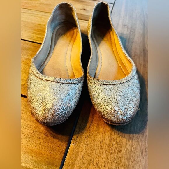 Frye Women's Carson Metallic Gold ballet shoes; size 6; Preloved & very comfy - Picture 11 of 15